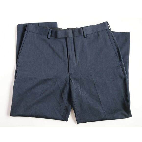 Axist 36x29 Navy Blue Flat Front Dress Pants ULTRA CLEAN - Picture 2 of 5